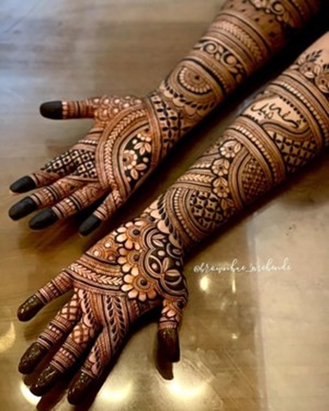 Full Hand Mehndi Design